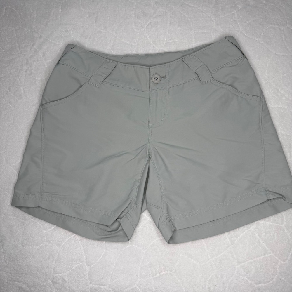 Columbia Womens XS Gray PFG Shorts XL4452 Fishing Hiking Outdoor Utility